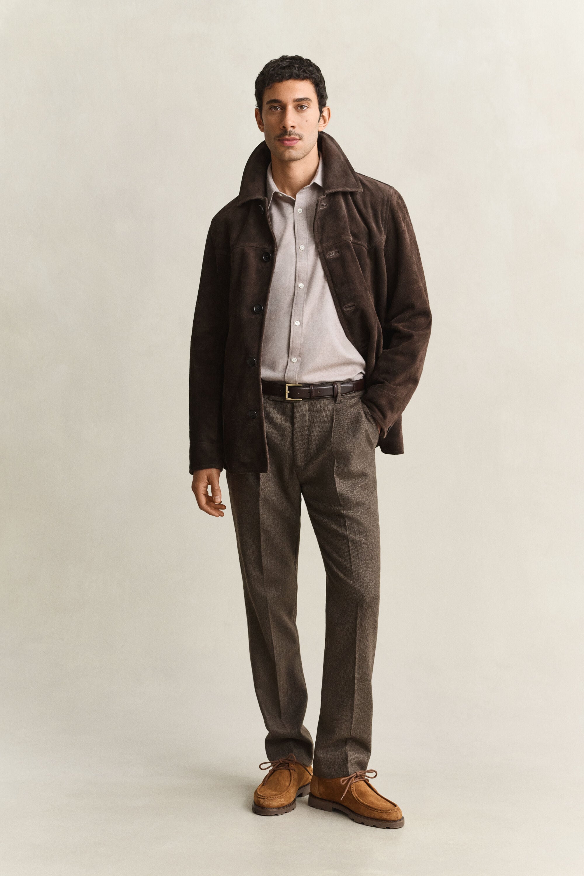 Chemise en flanelle chinée