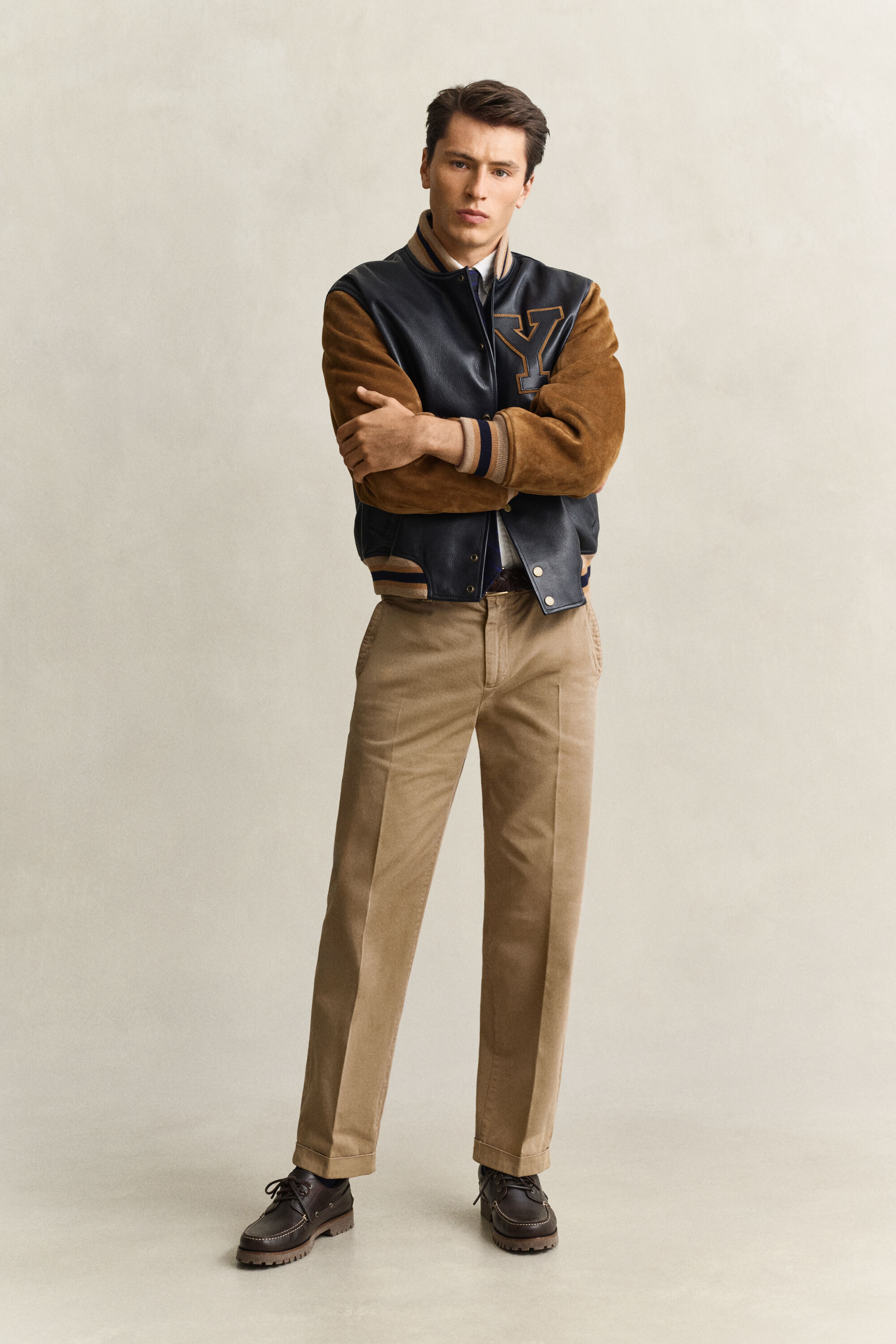 Gant x Yale chino van keperkatoen