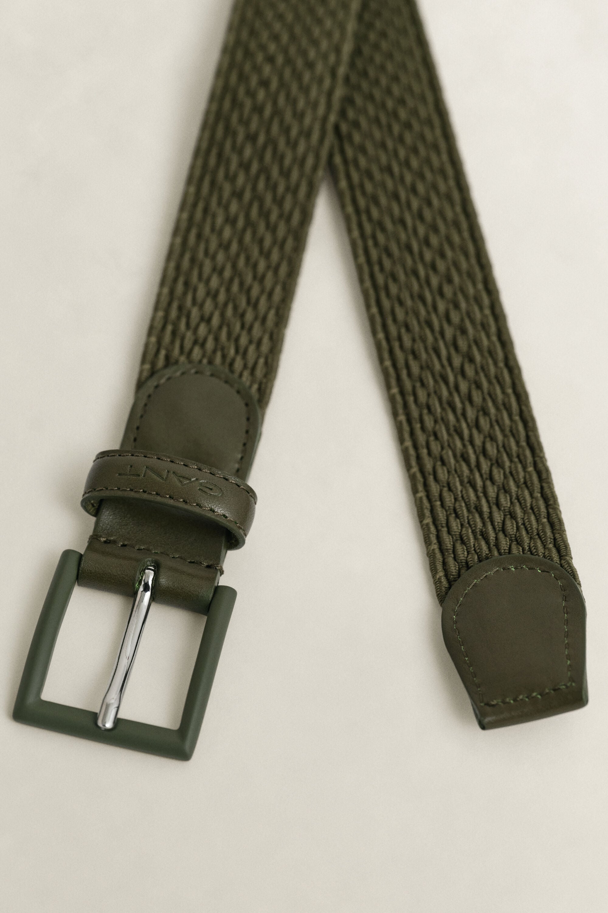 Ceinture tressée ton sur ton