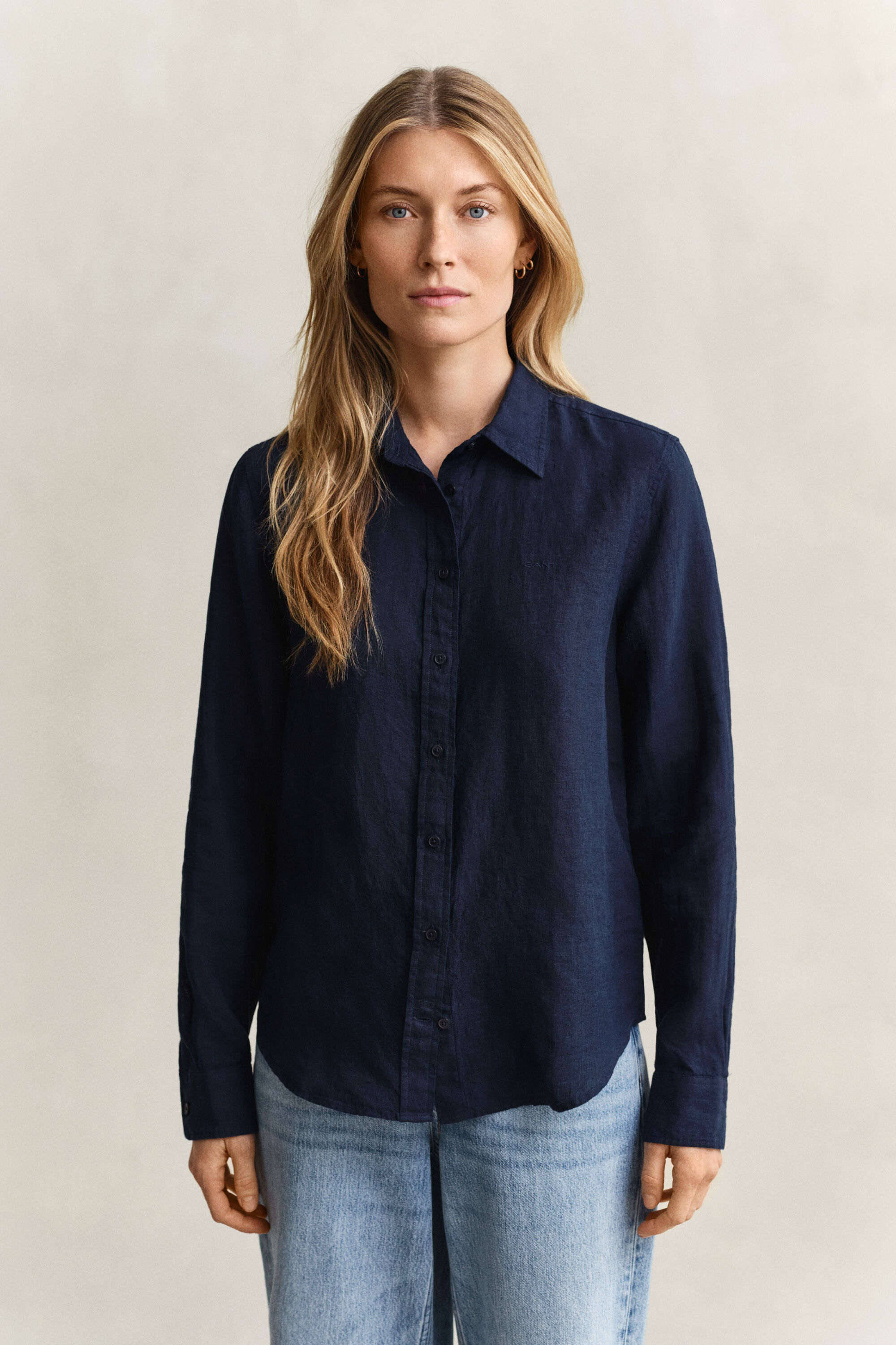 Chemise regular fit en lin
