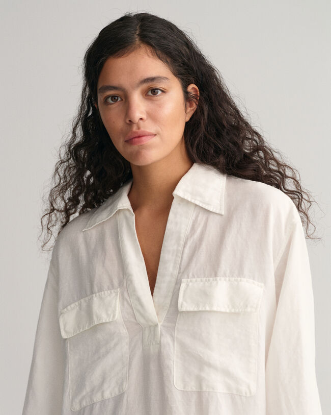 Maxi-kaftan van linnen