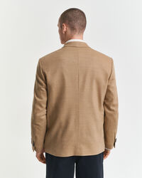 Veste blazer Club en flanelle camel
