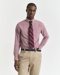 Regular Fit Classic hemd met Gingham-ruitje van poplin