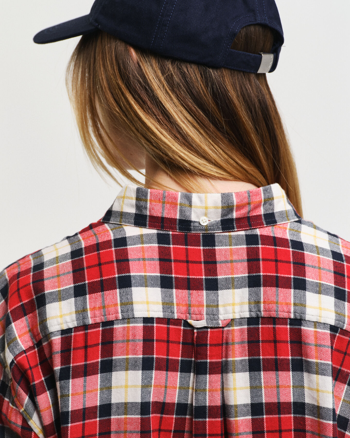 Relaxed Fit flanellen hemd met ruitje