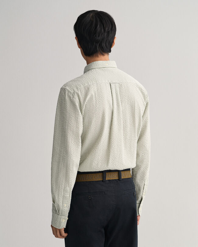 Chemise regular fit Seersucker