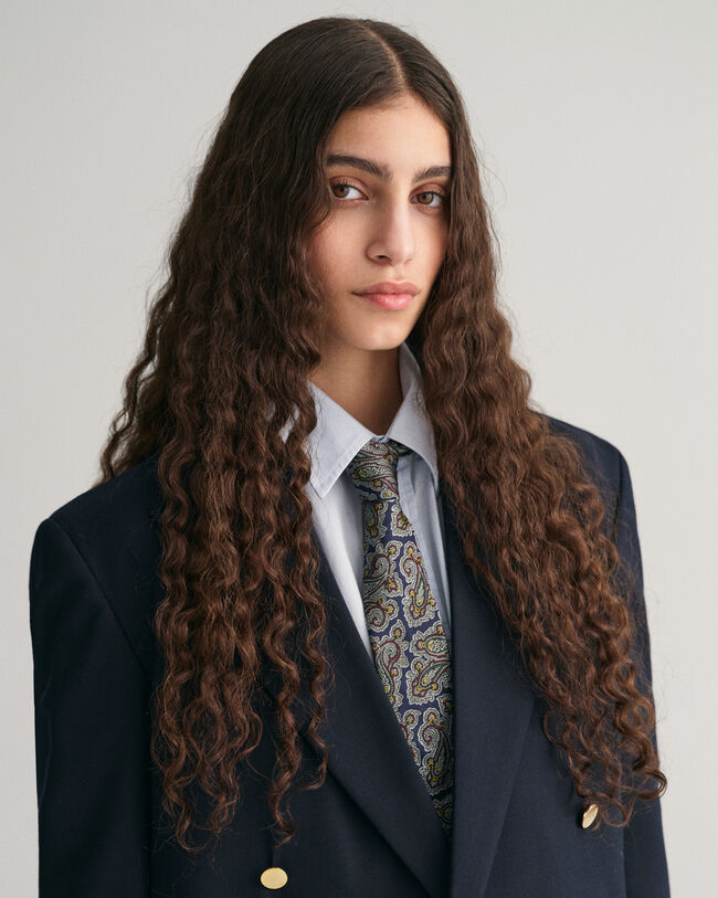 Zijden paisley stropdas