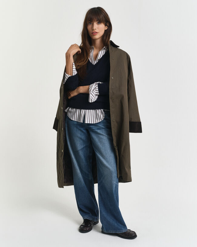 Trui met V-hals van extra zachte merinoswol