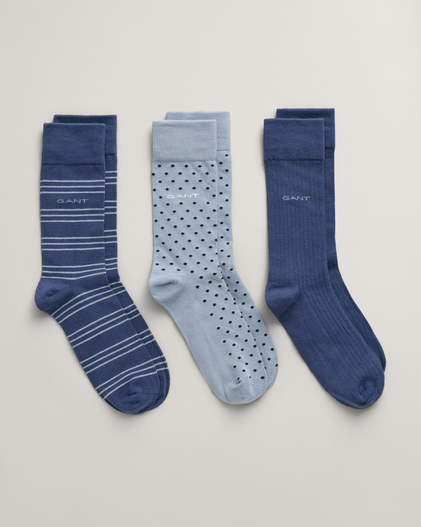 Lot de 3&nbsp;paires de chaussettes &agrave; motifs