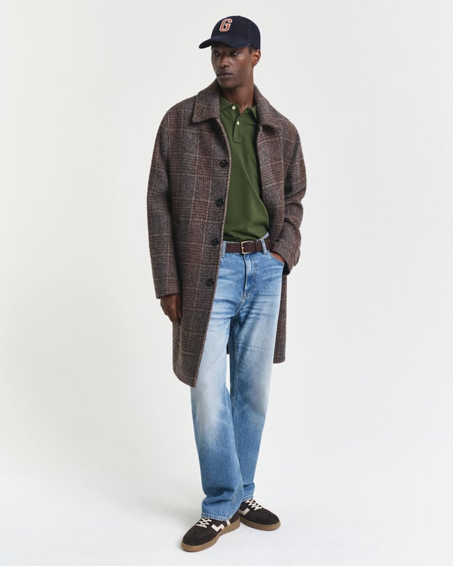 Polo coupe regular en coton piqué Shield