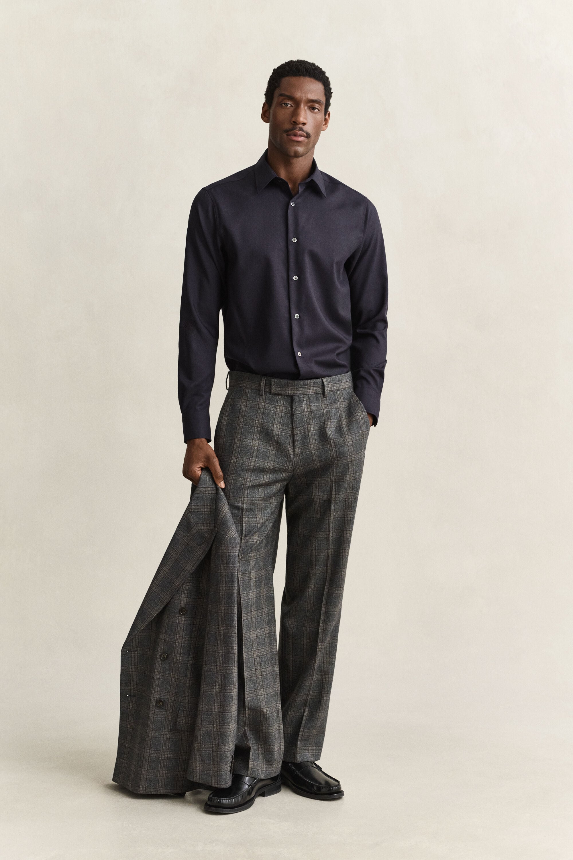 Chemise en laine mérinos