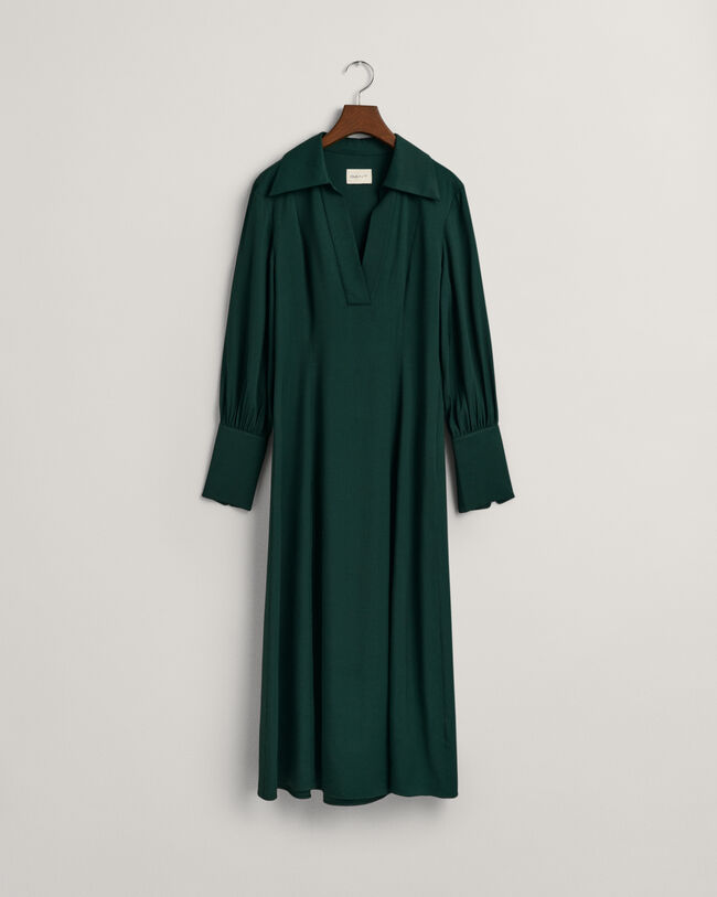 Slim Fit jurk met brede manchetten