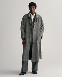 Balmacaan wollen jas