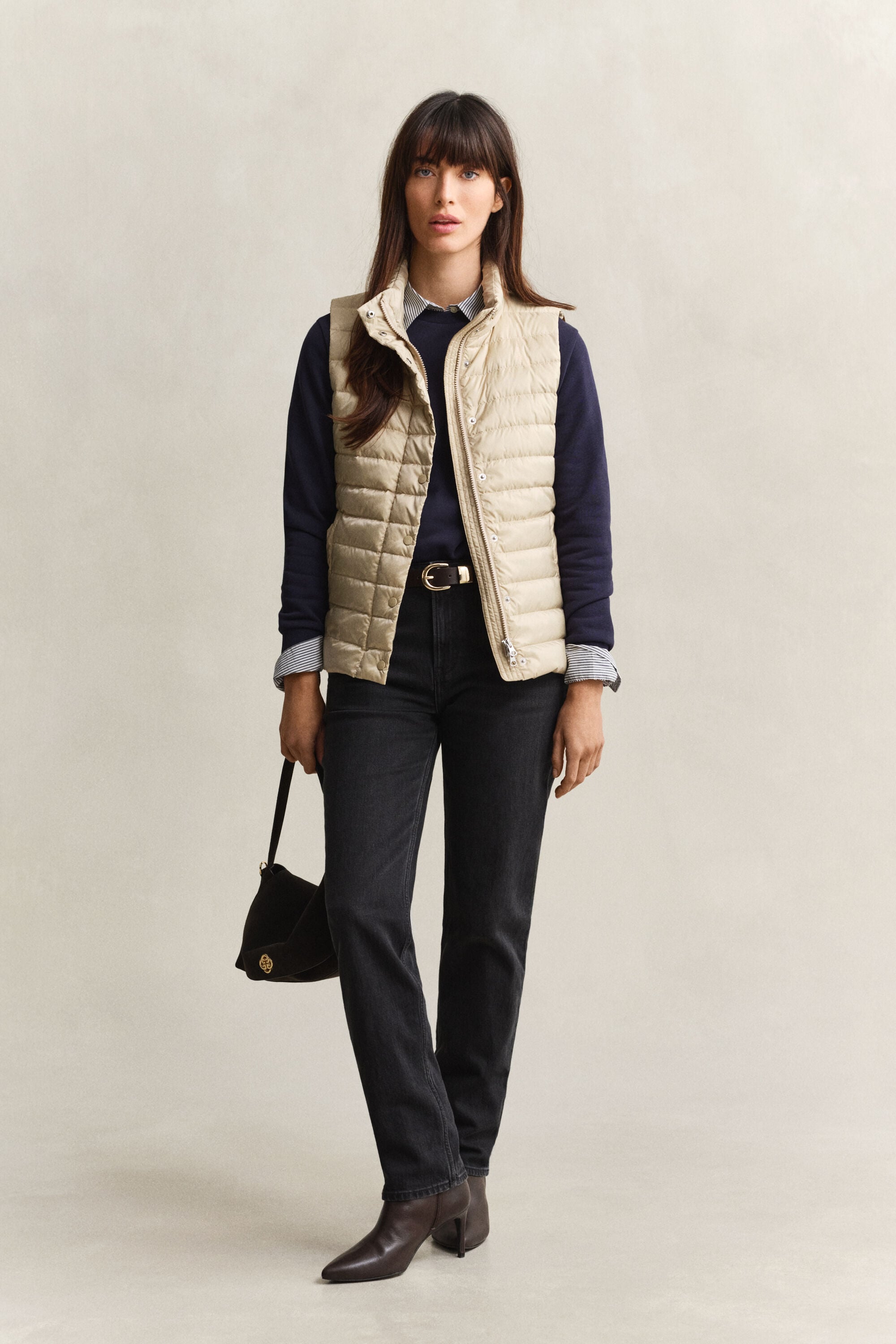 Lichte donsbodywarmer