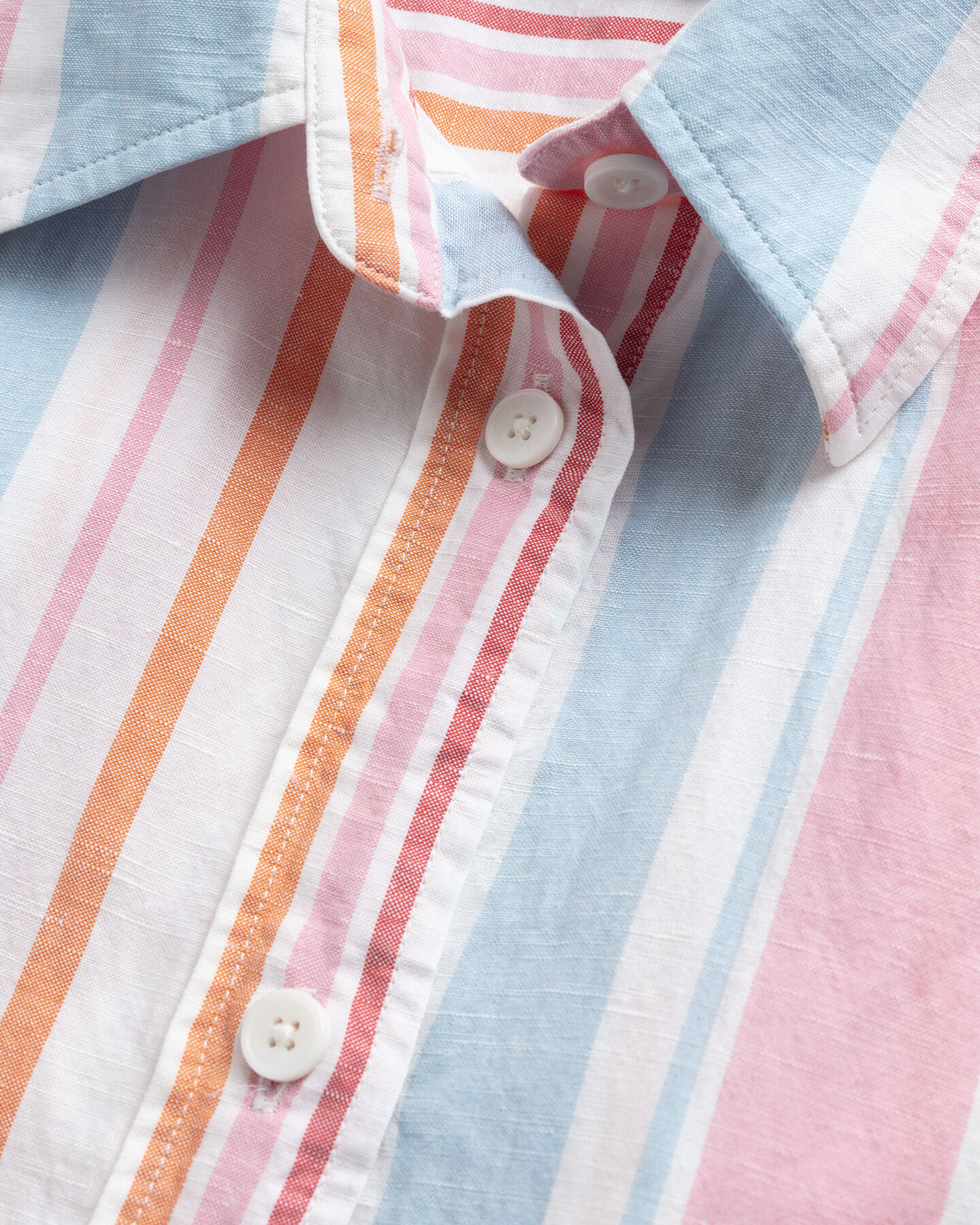 Oversized hemd met kleurige strepen