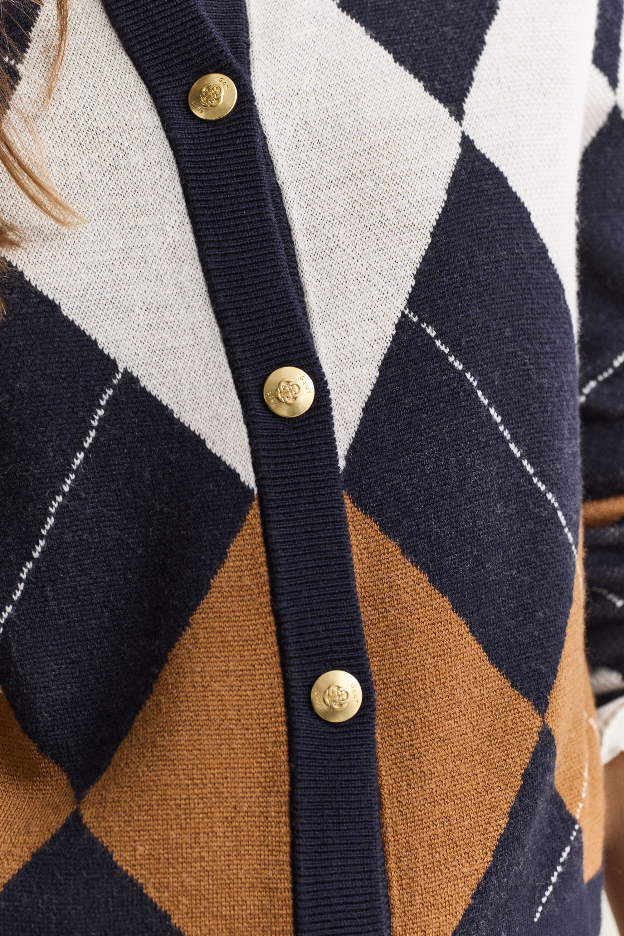 Argyle vest