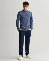 Sweater met ronde hals van gedraaid garen