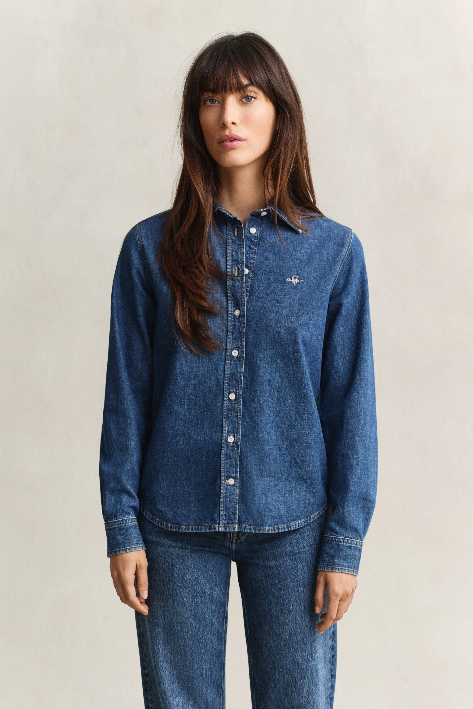 Denim overhemd