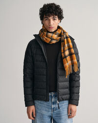 Geweven geruite sjaal