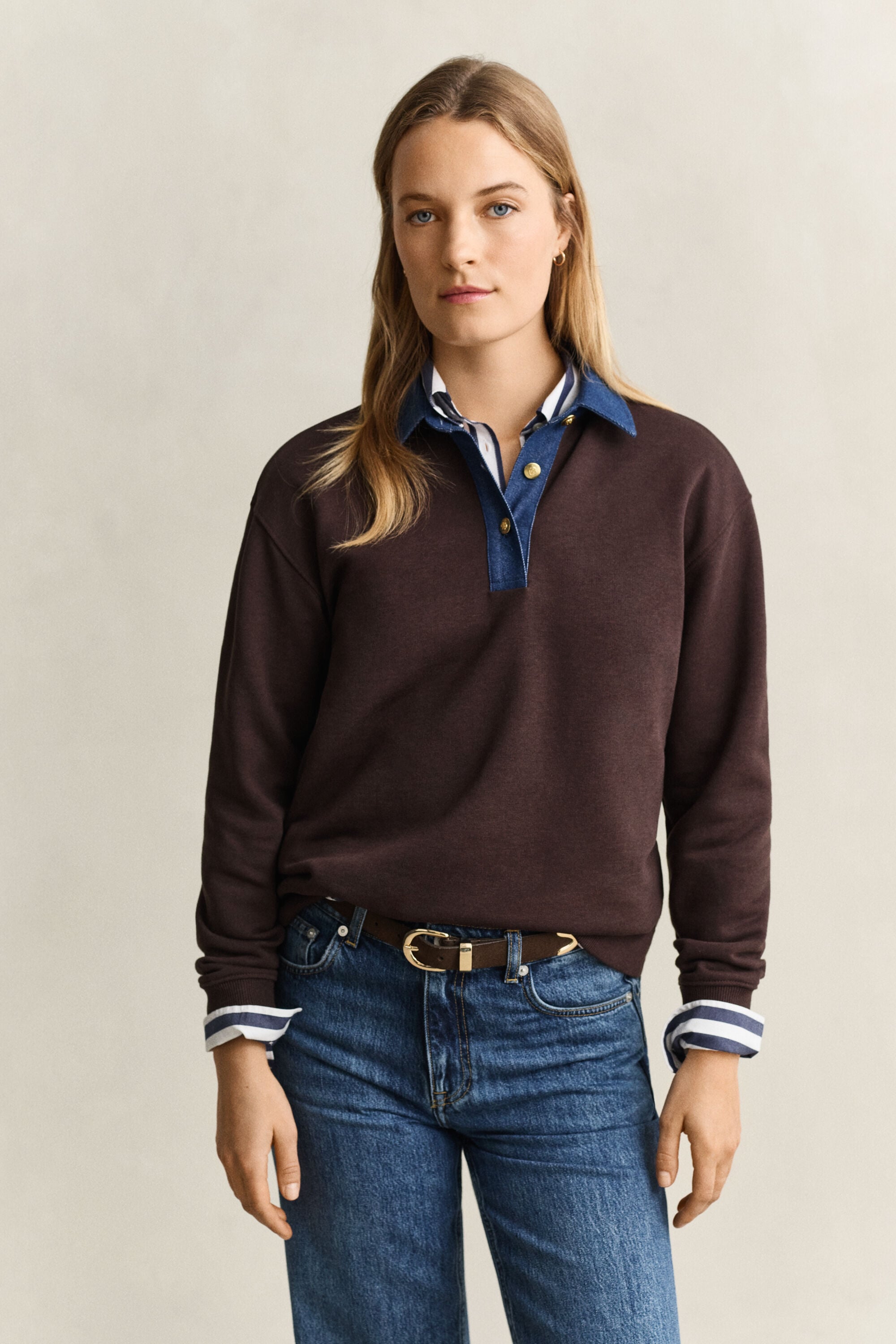 Heavy Rugger avec col en denim