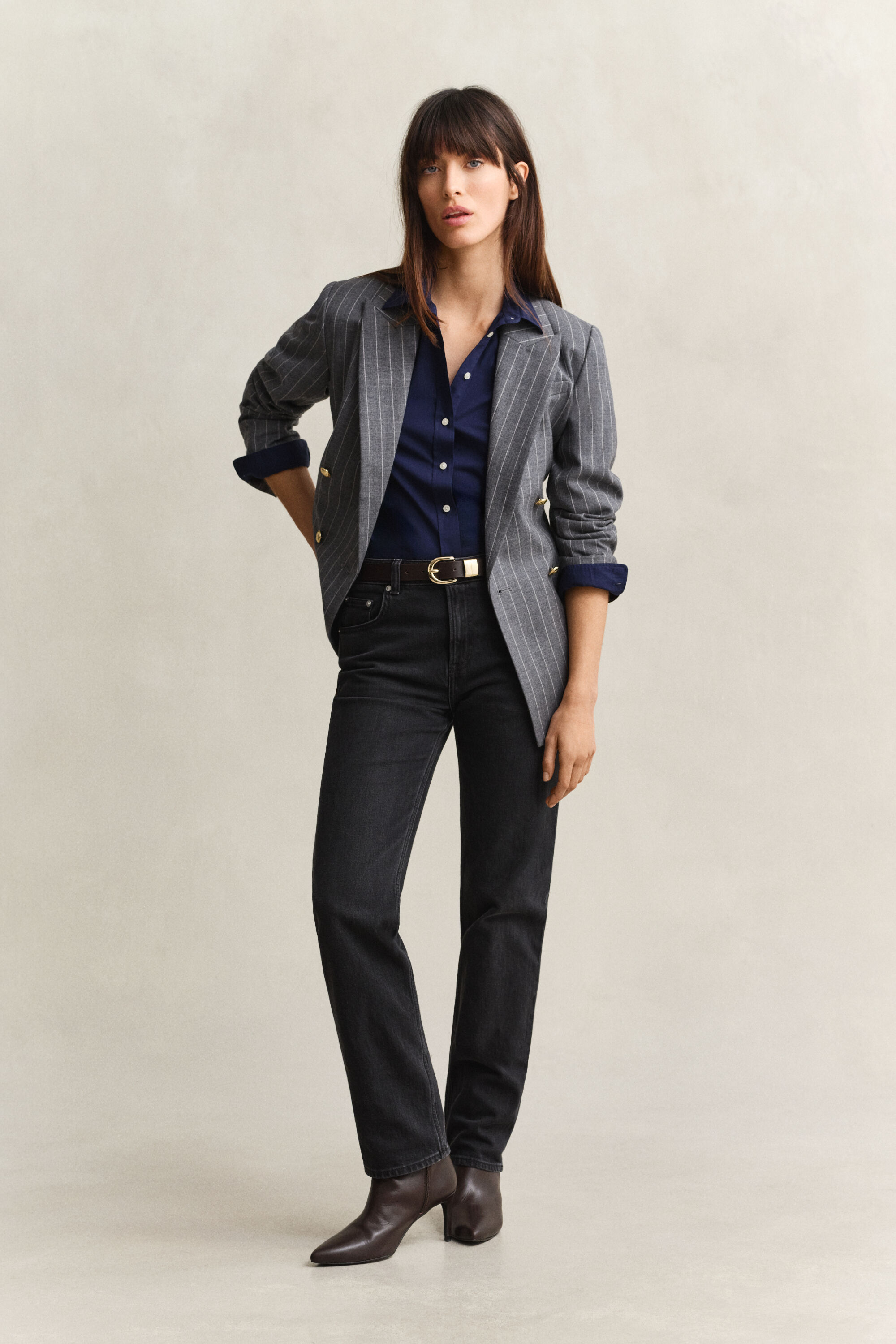 Regular Fit Classic overhemd van poplin
