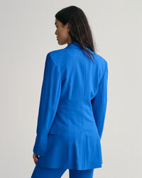 Veste blazer ajustée à épaules larges