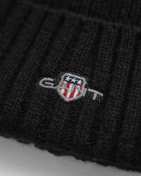 Bonnet en laine avec écusson Ado