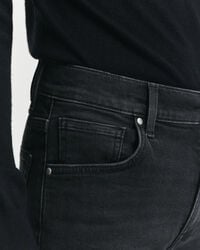 Zwarte Slim Fit cropped jeans