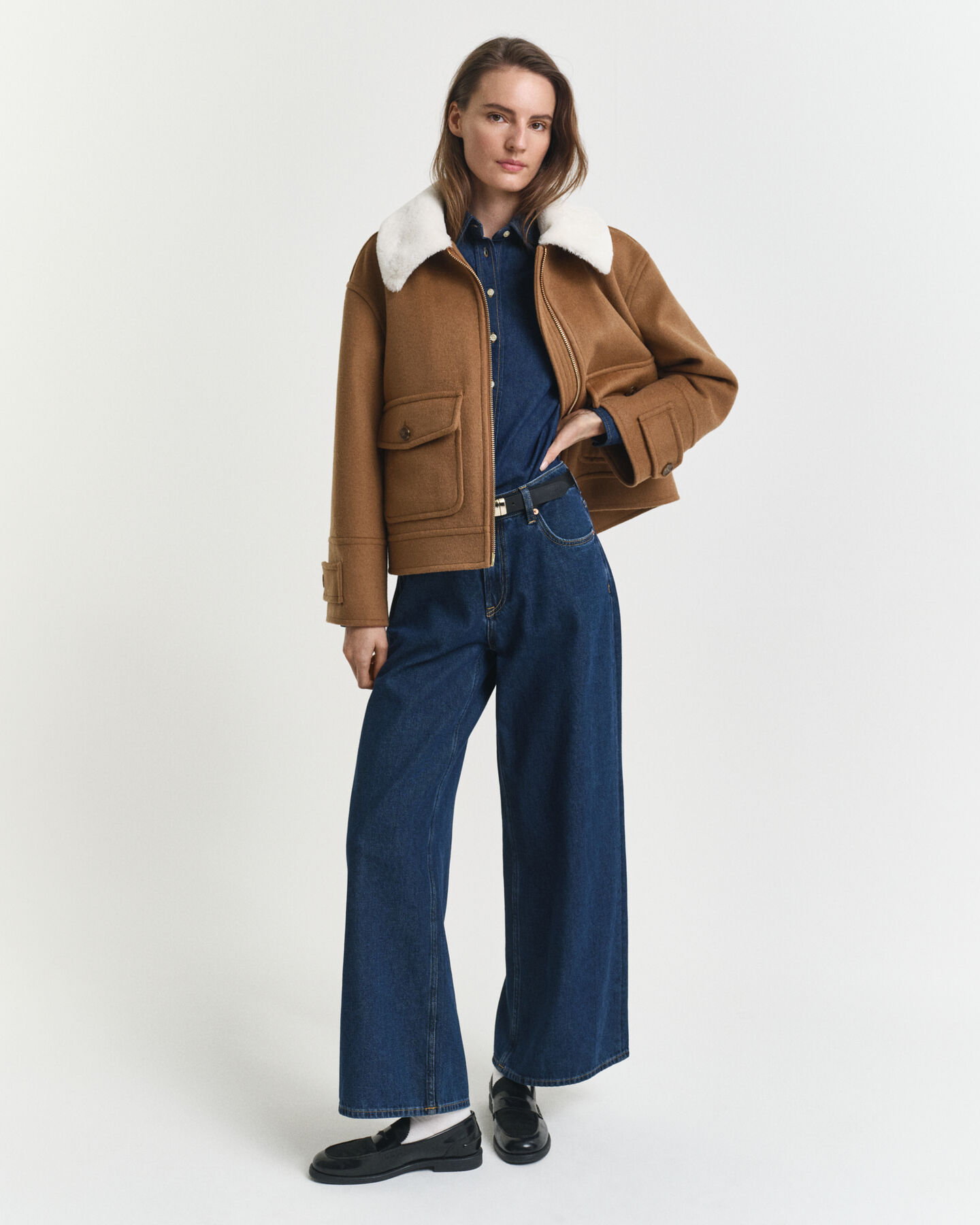 Regular Fit denim hemd