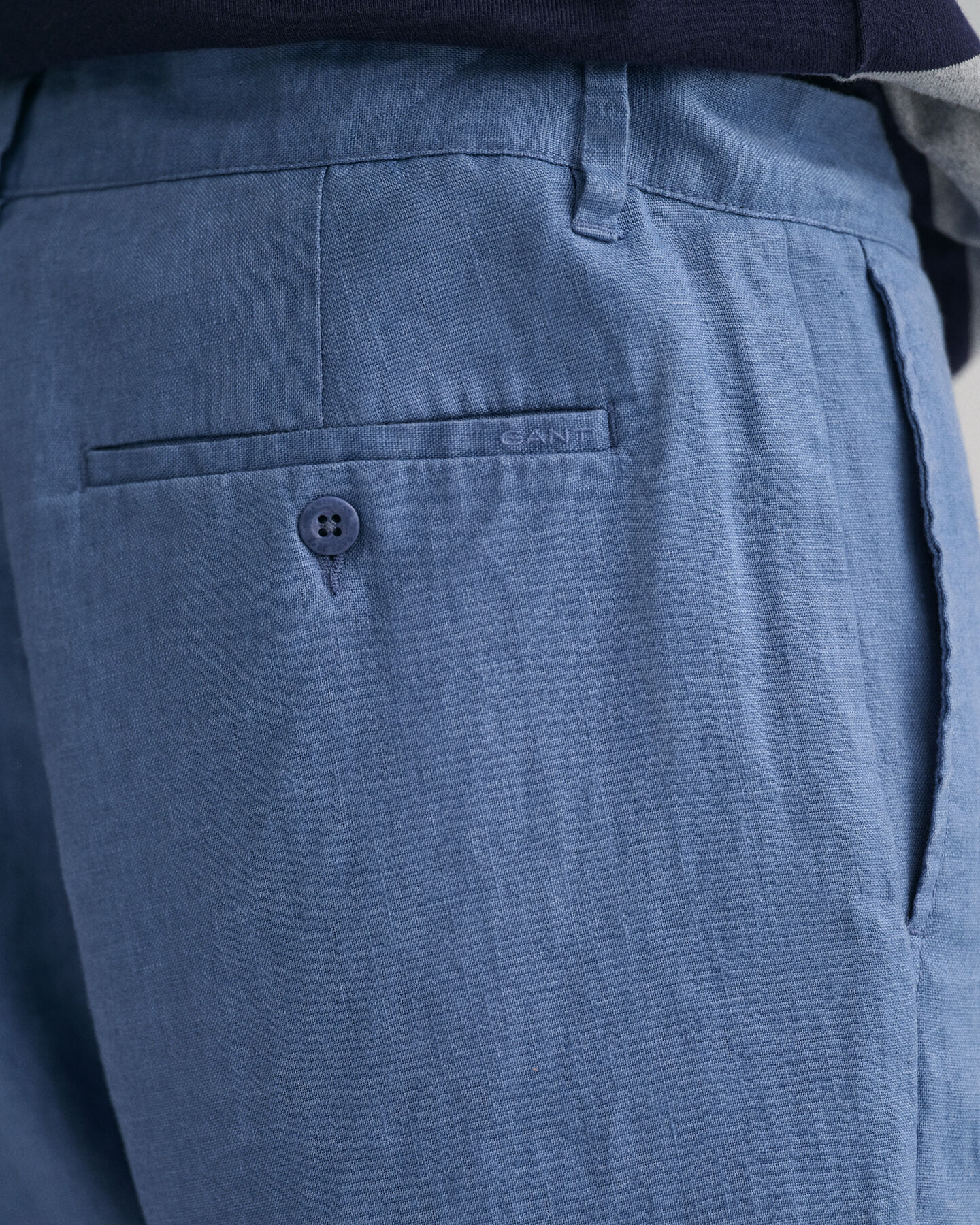 Relaxed Fit linnen short met trekkoordje