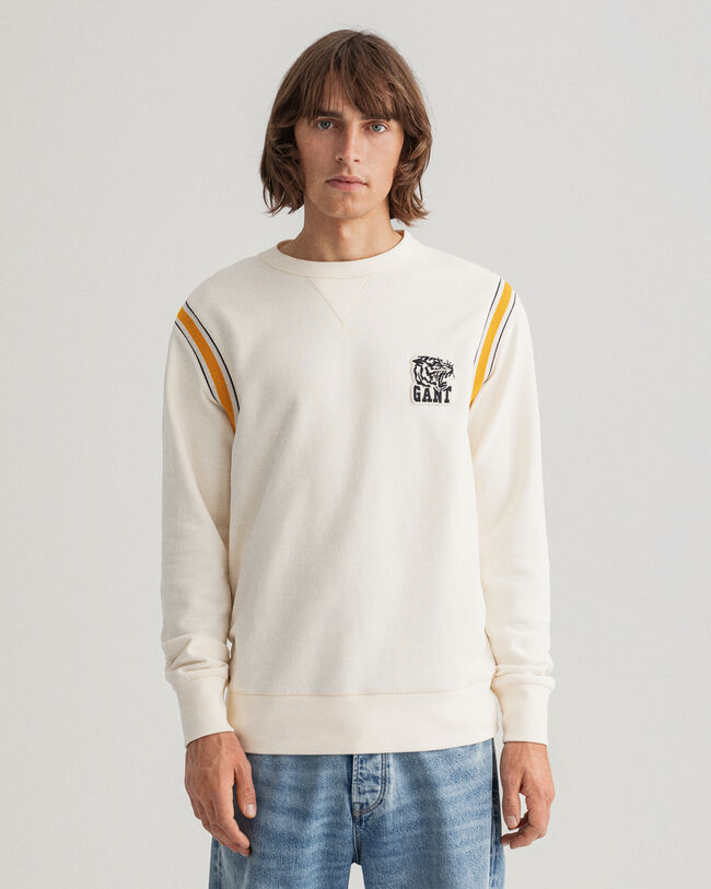 Sweat-shirt ras du cou Tiger Badge