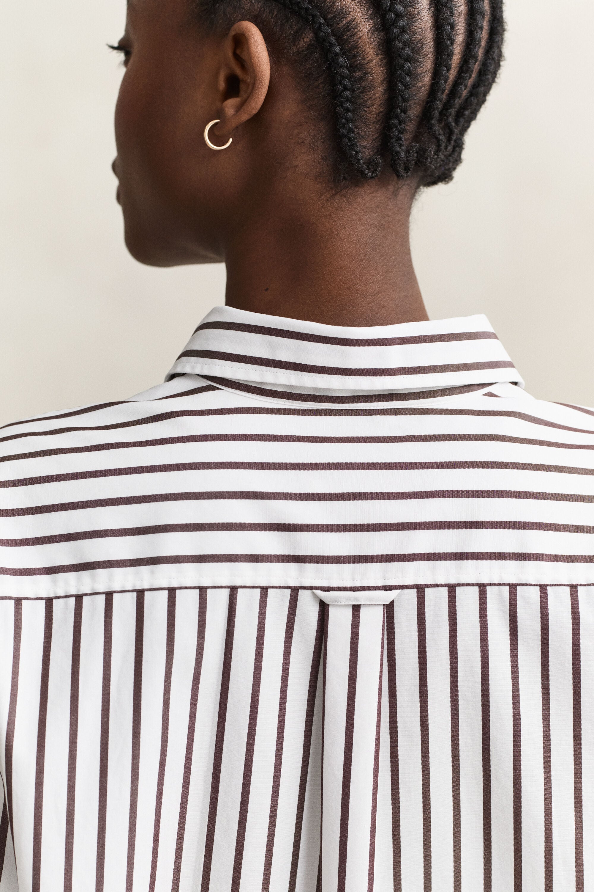 Relaxed Fit klassiek gestreept overhemd van poplin