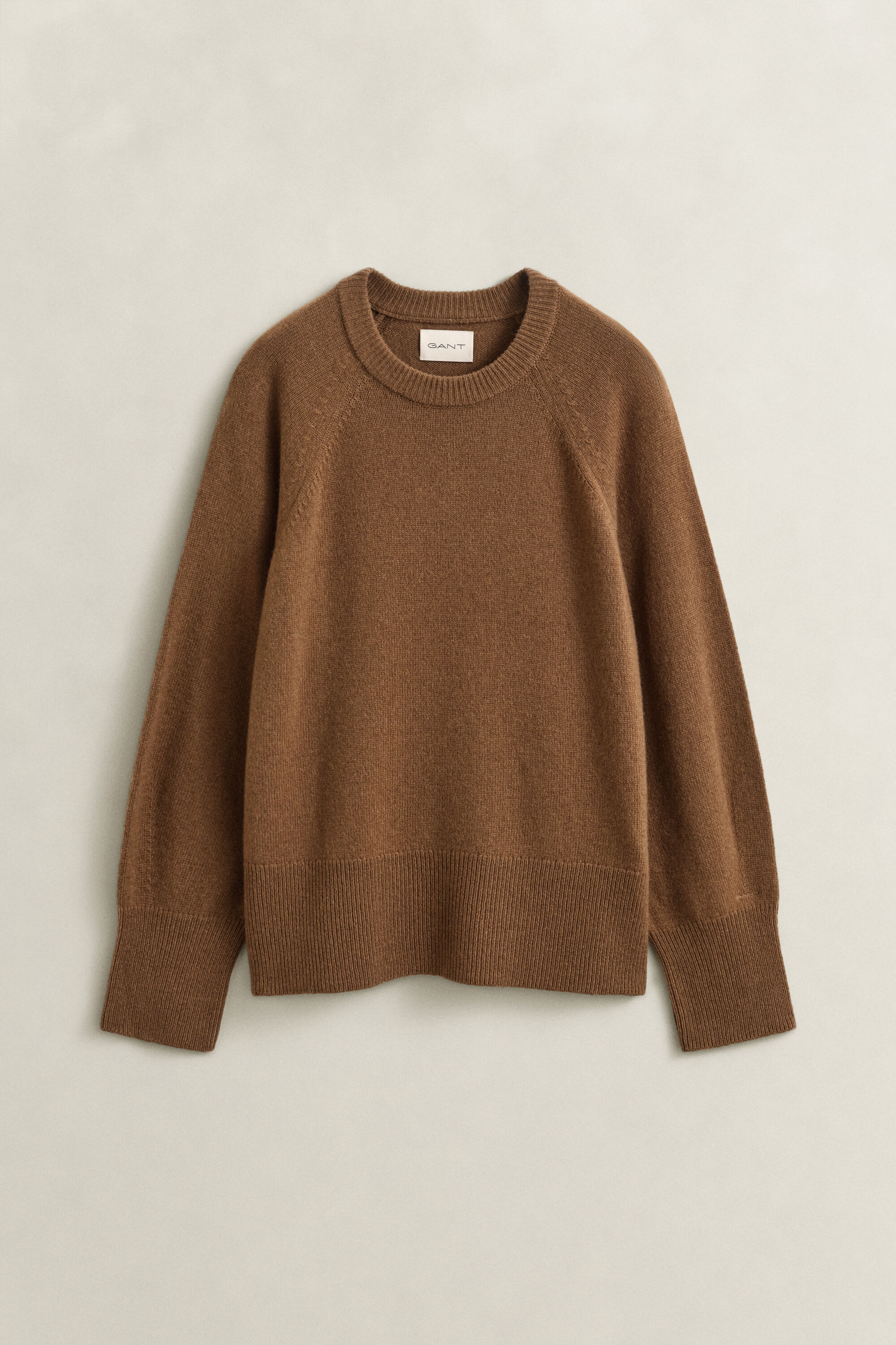 Pull col rond en laine et cachemire