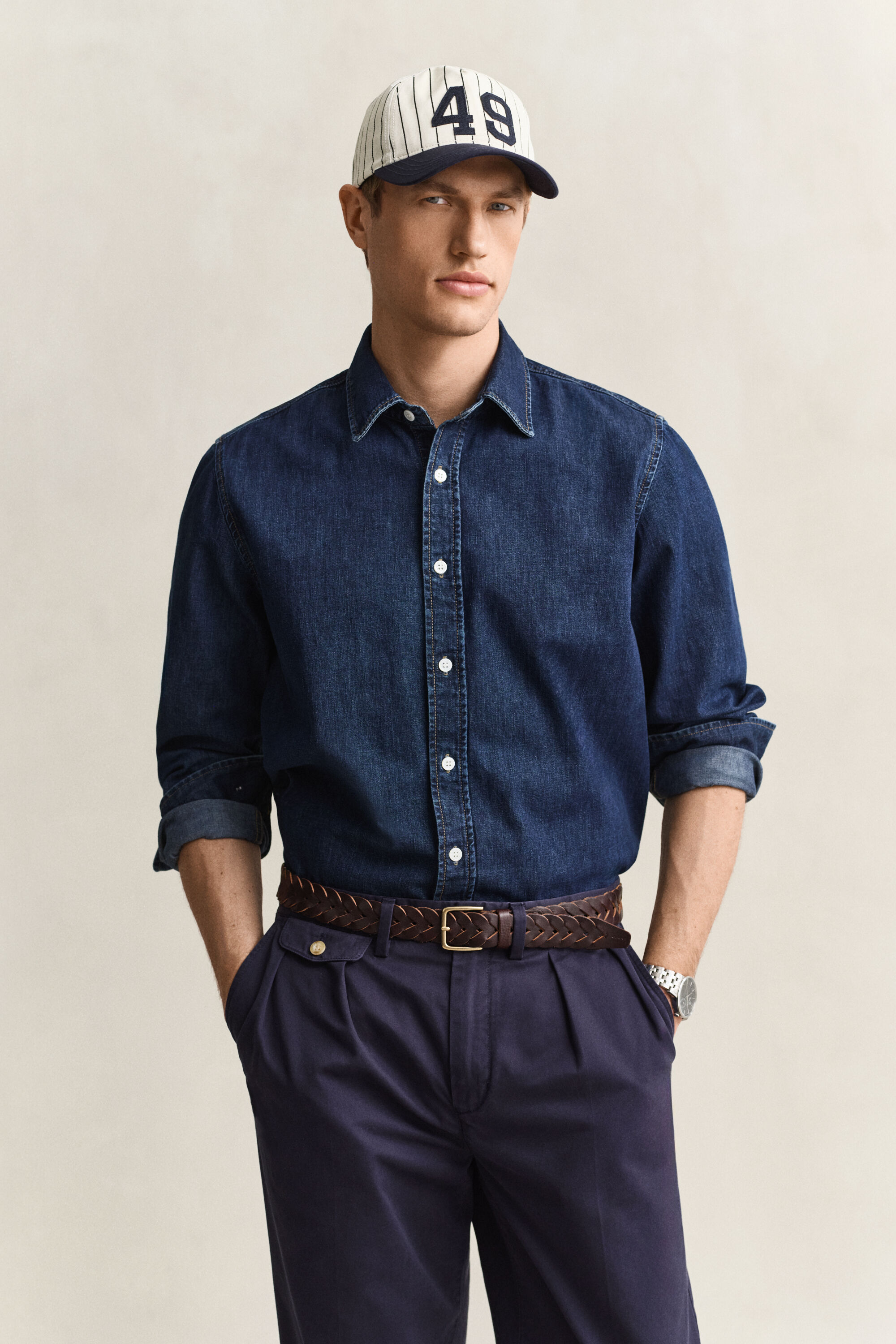 Denim overhemd