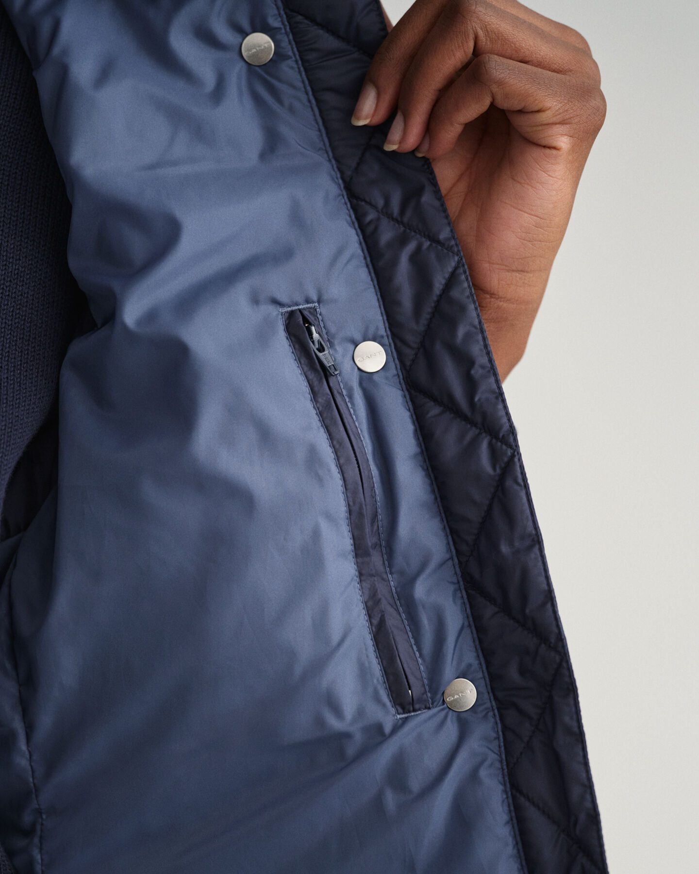 Doudoune sans manches légère en duvet