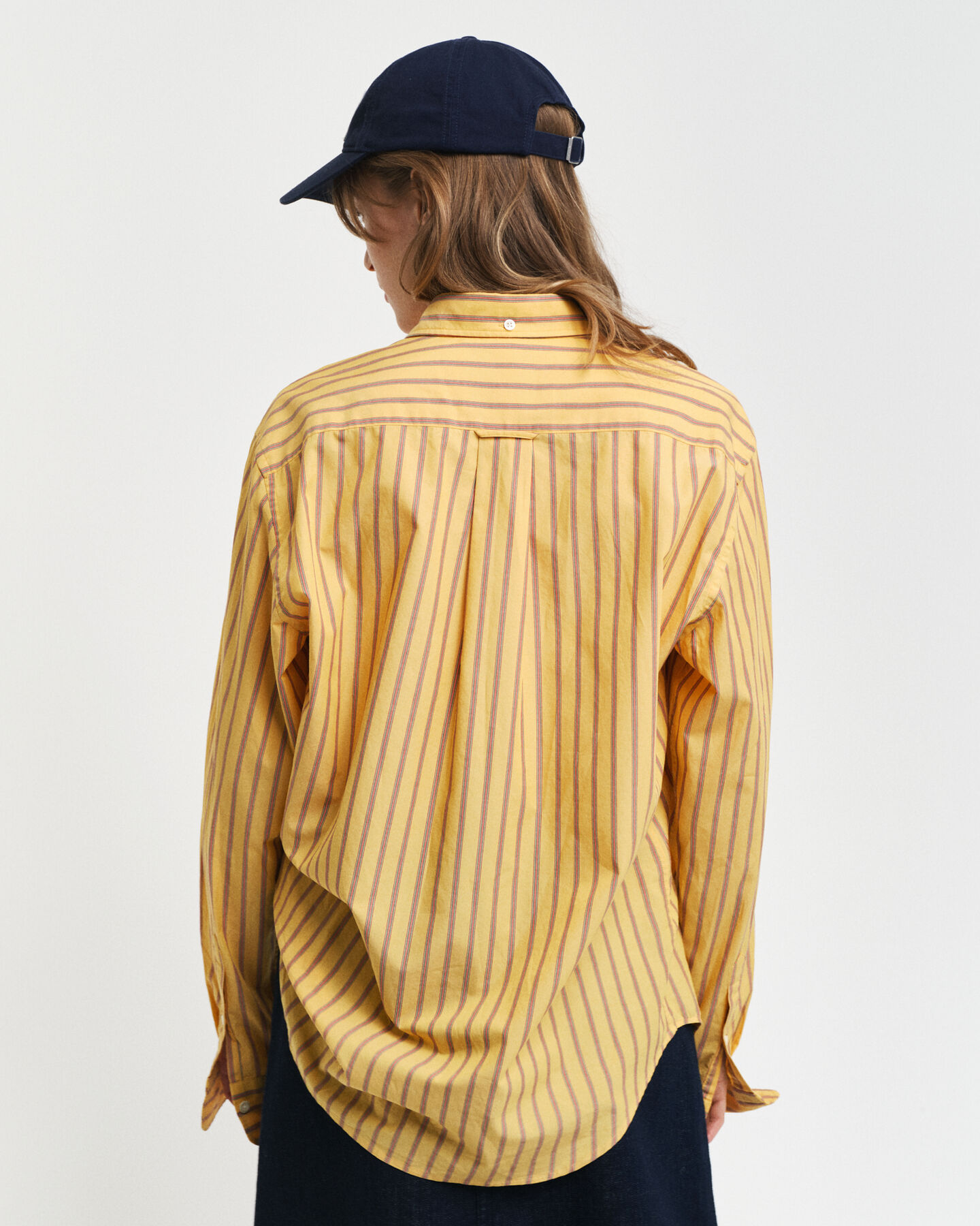 Regular Fit poplin hemd met strepen