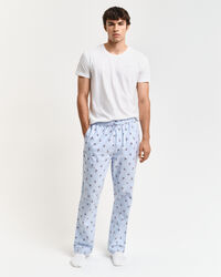 Pantalon de pyjama en coton Oxford imprimé ski