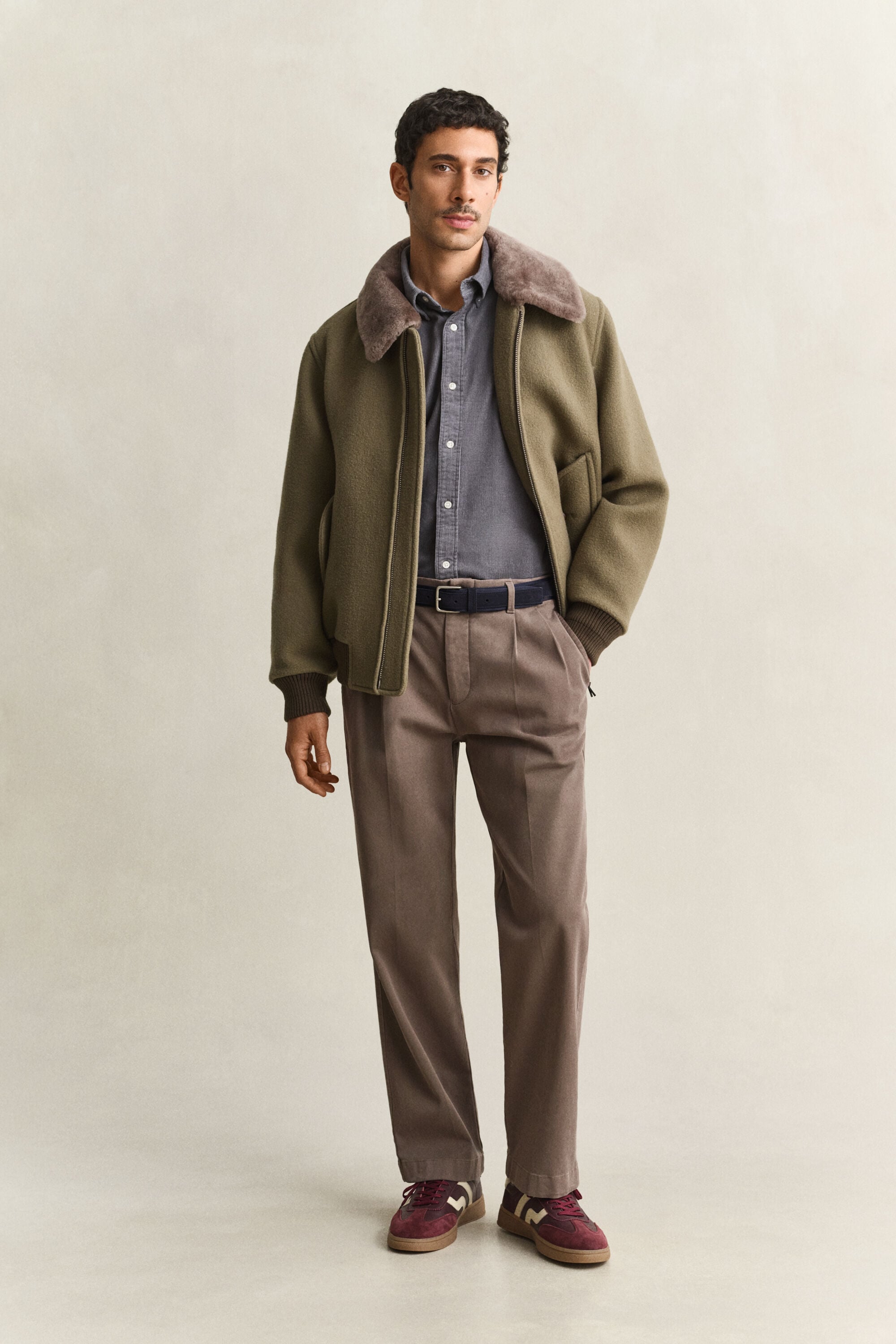 Chemise en velours côtelé