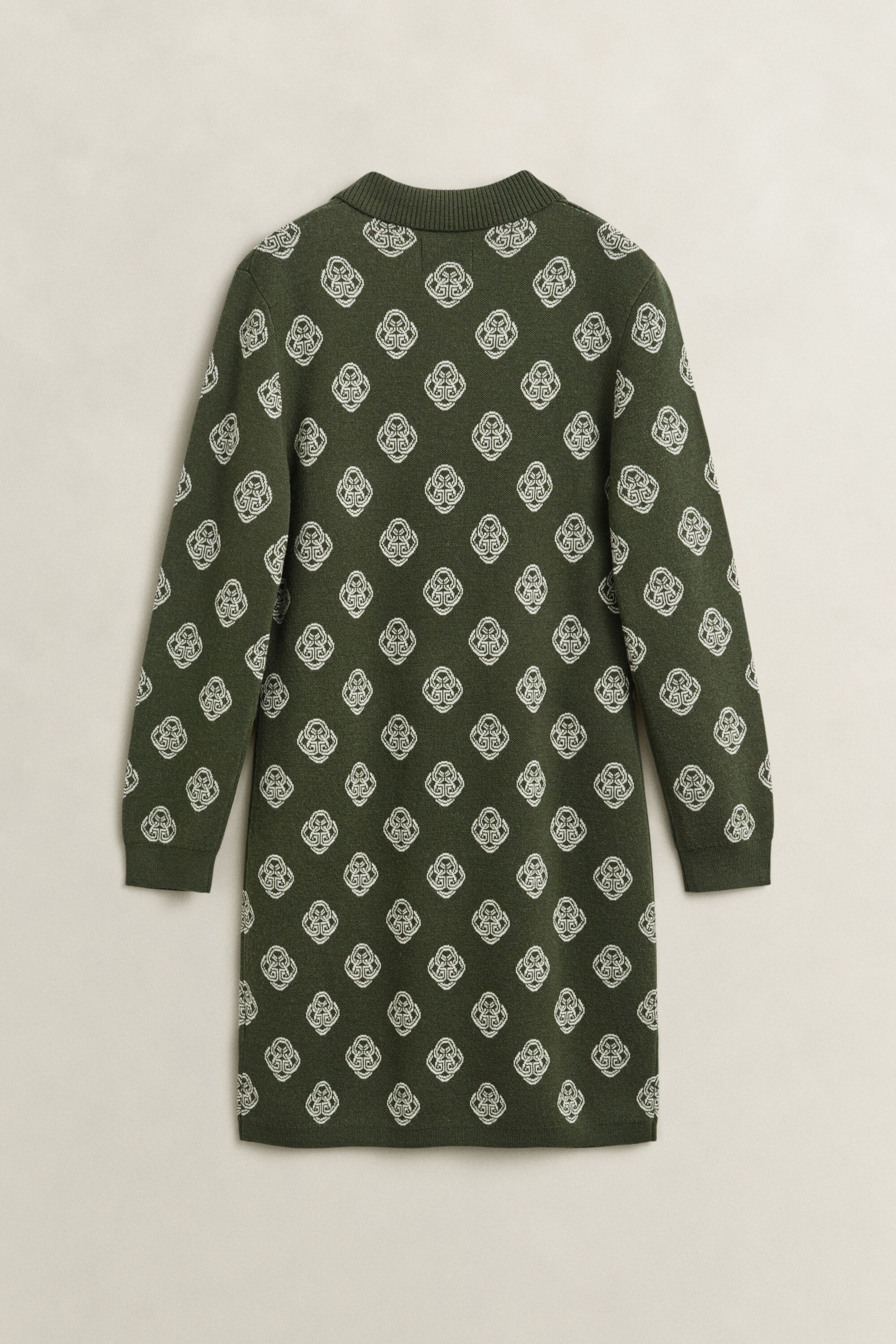 Robe polo en maille avec monogramme