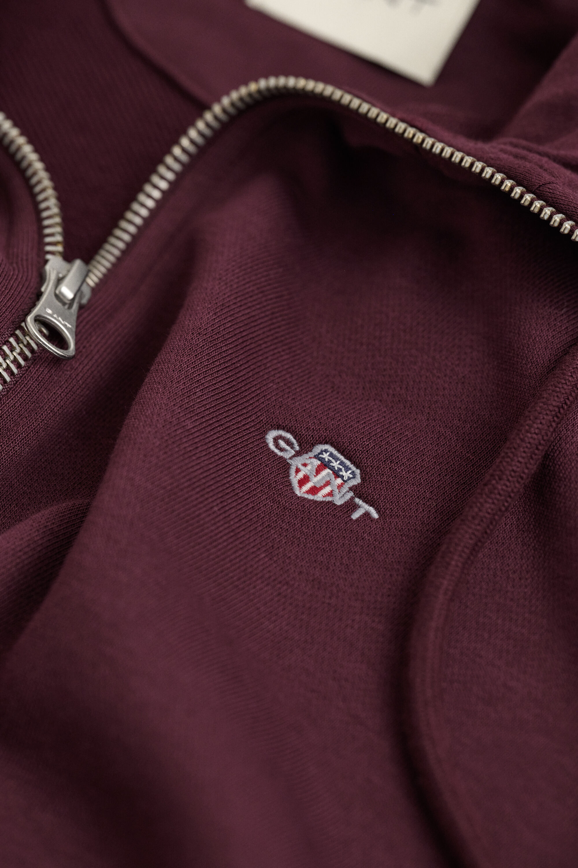 Shield hoodie met ritssluiting