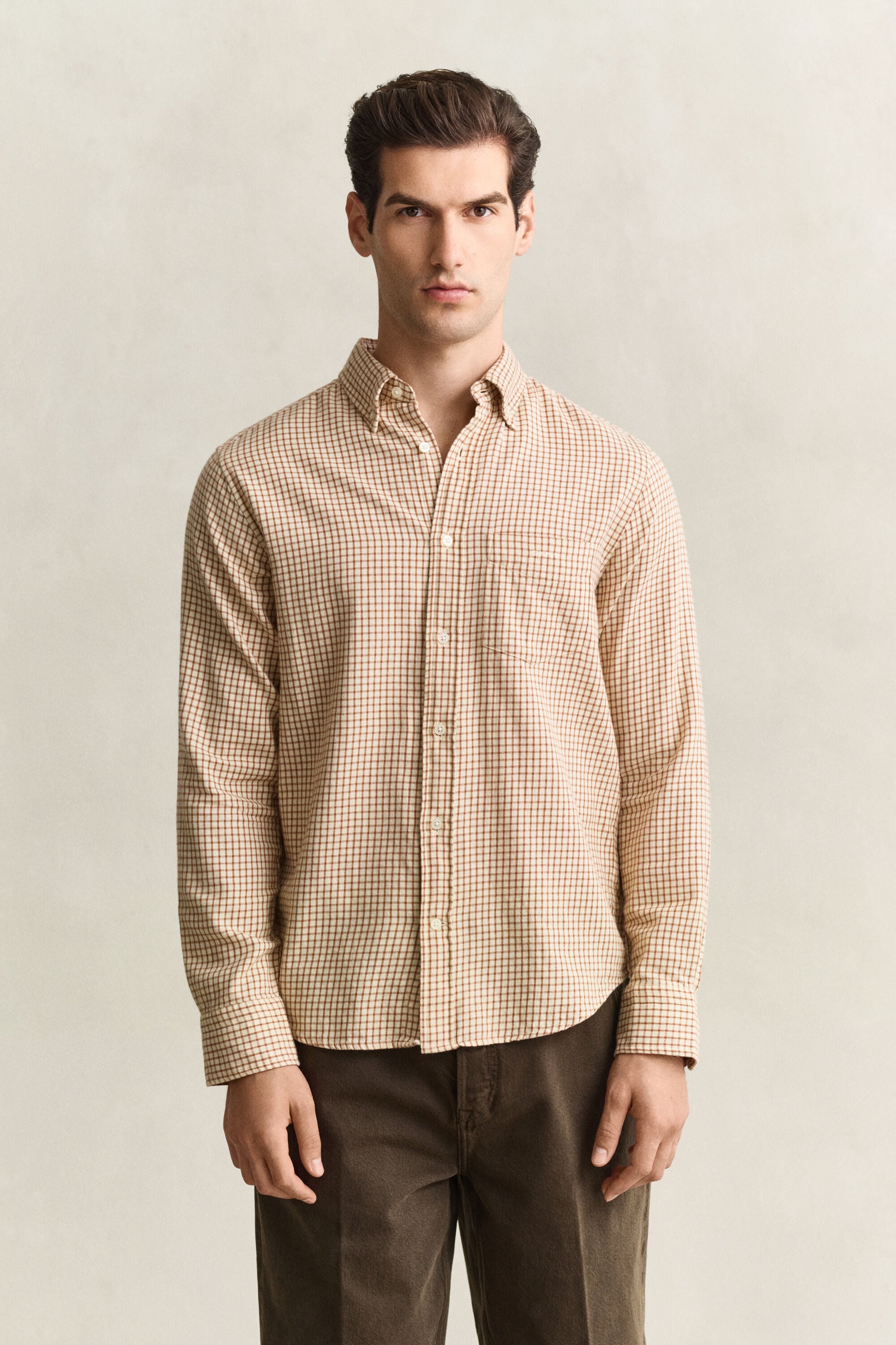 Geruit hemd van Windblown-flanel