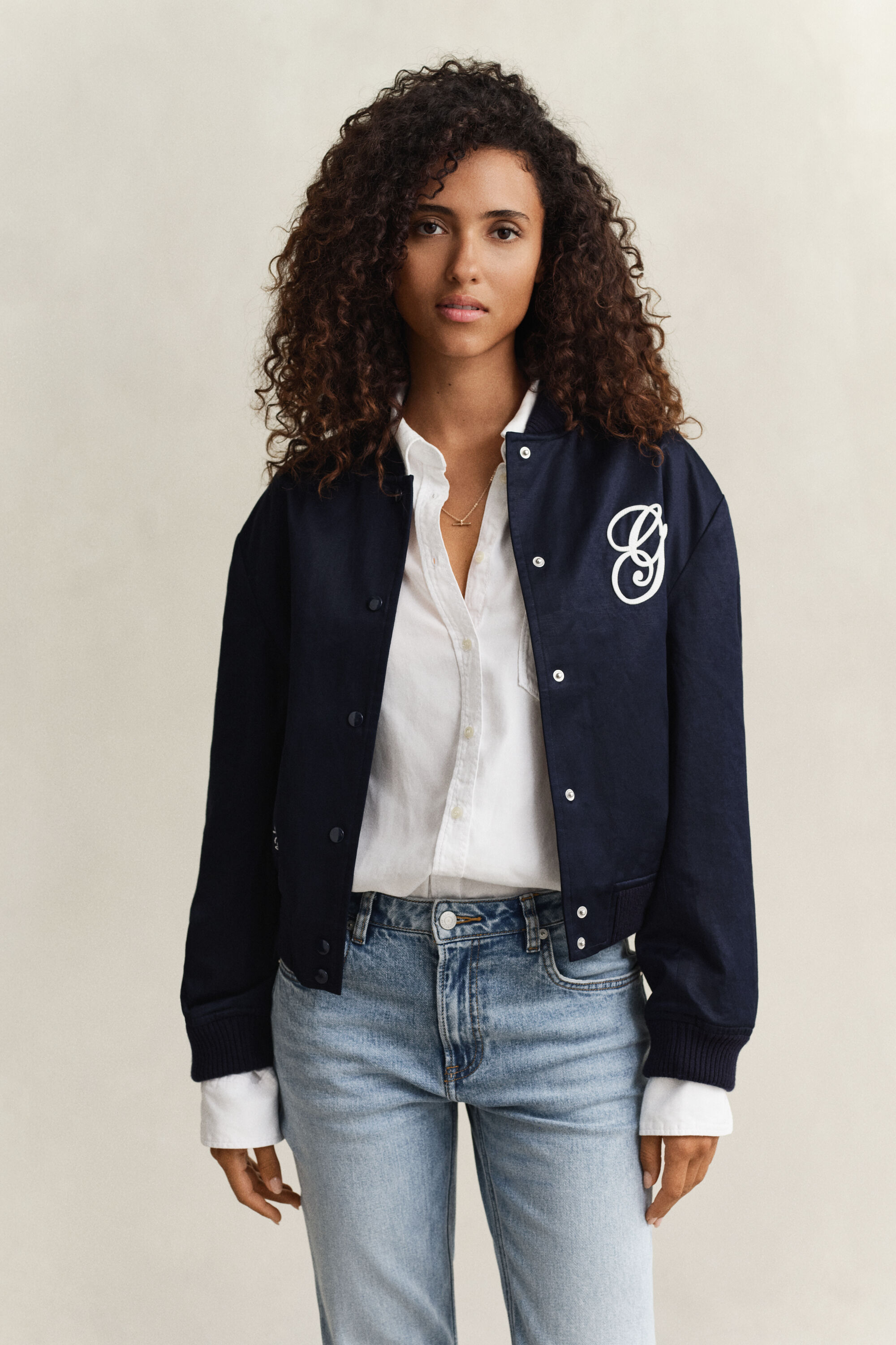 Veste Varsity de Gant en satin
