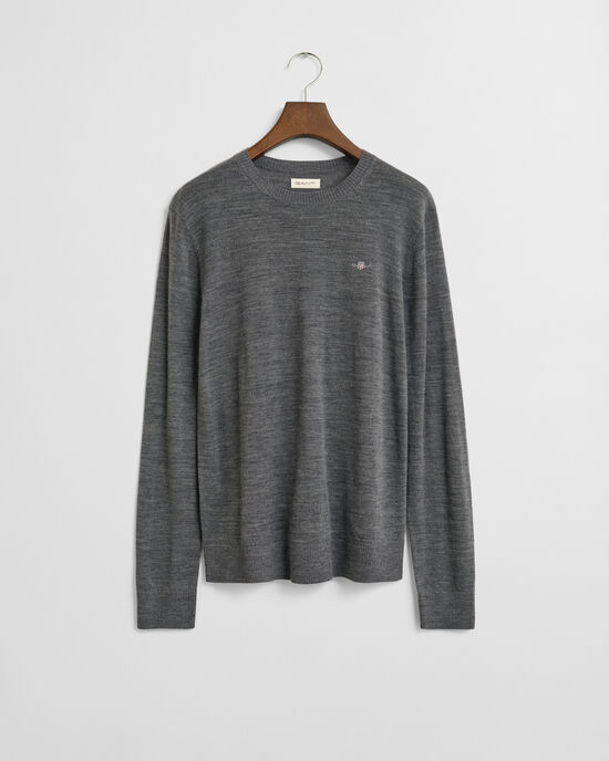 Pull col rond en laine mérinos extrafine Ado