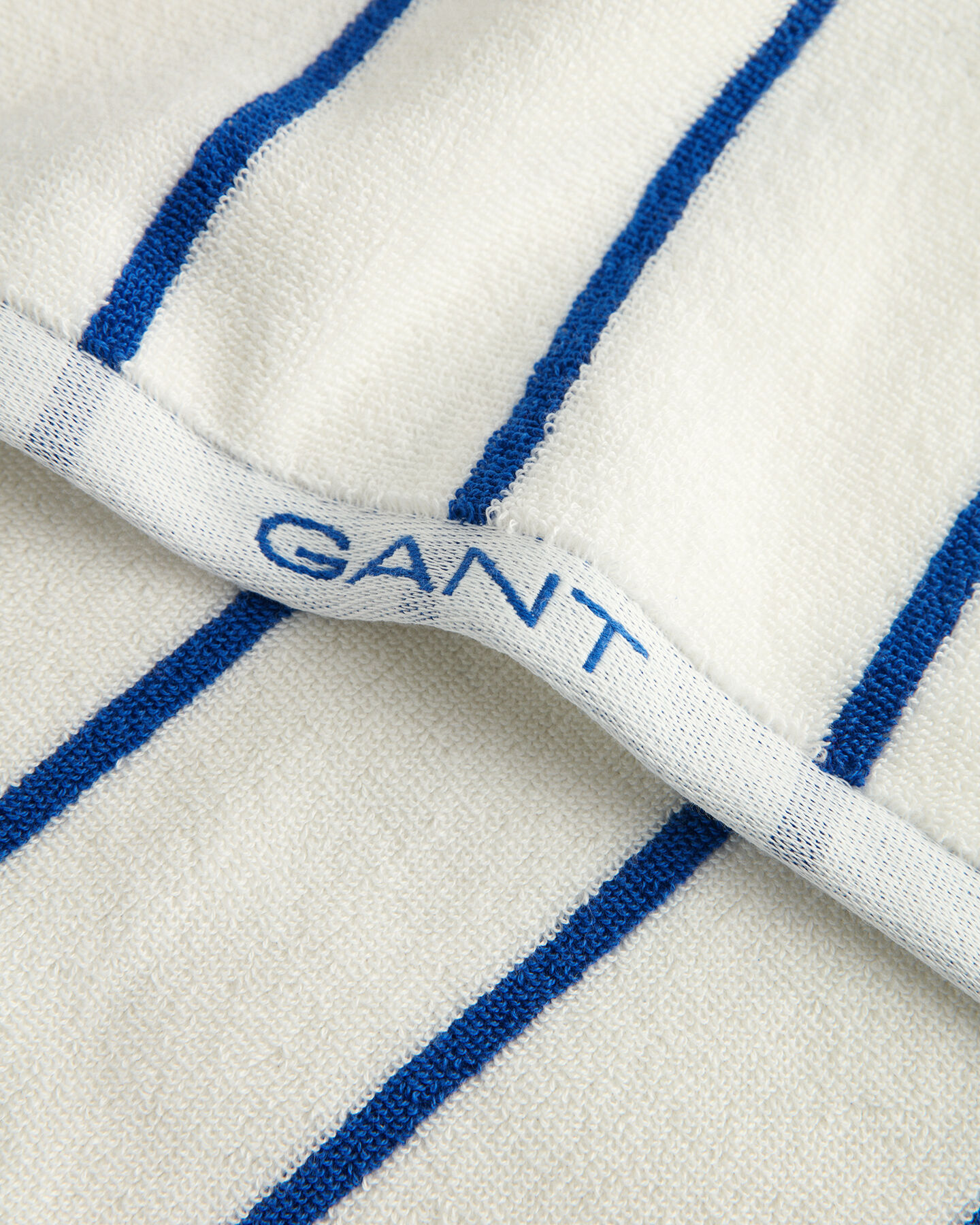 Gestreepte handdoek 50x70 cm