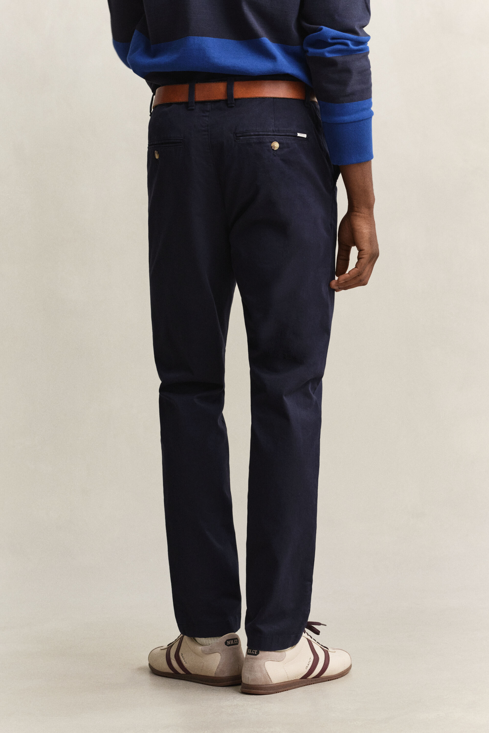 Pantalon chino classique coupe slim
