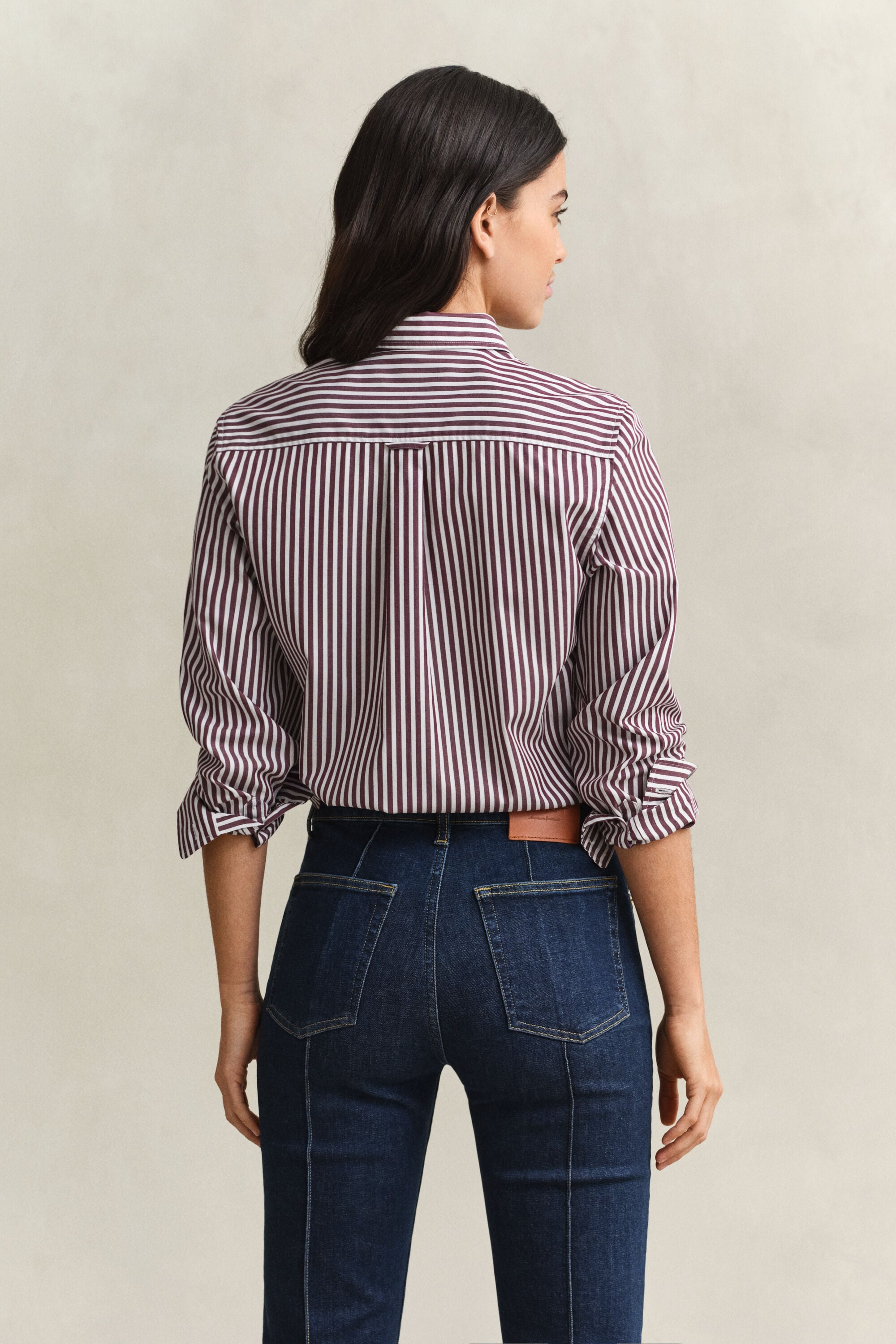 Regular Fit Classic gestreept overhemd van poplin