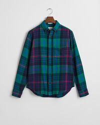 Relaxed Fit geruit hemd van keperstof