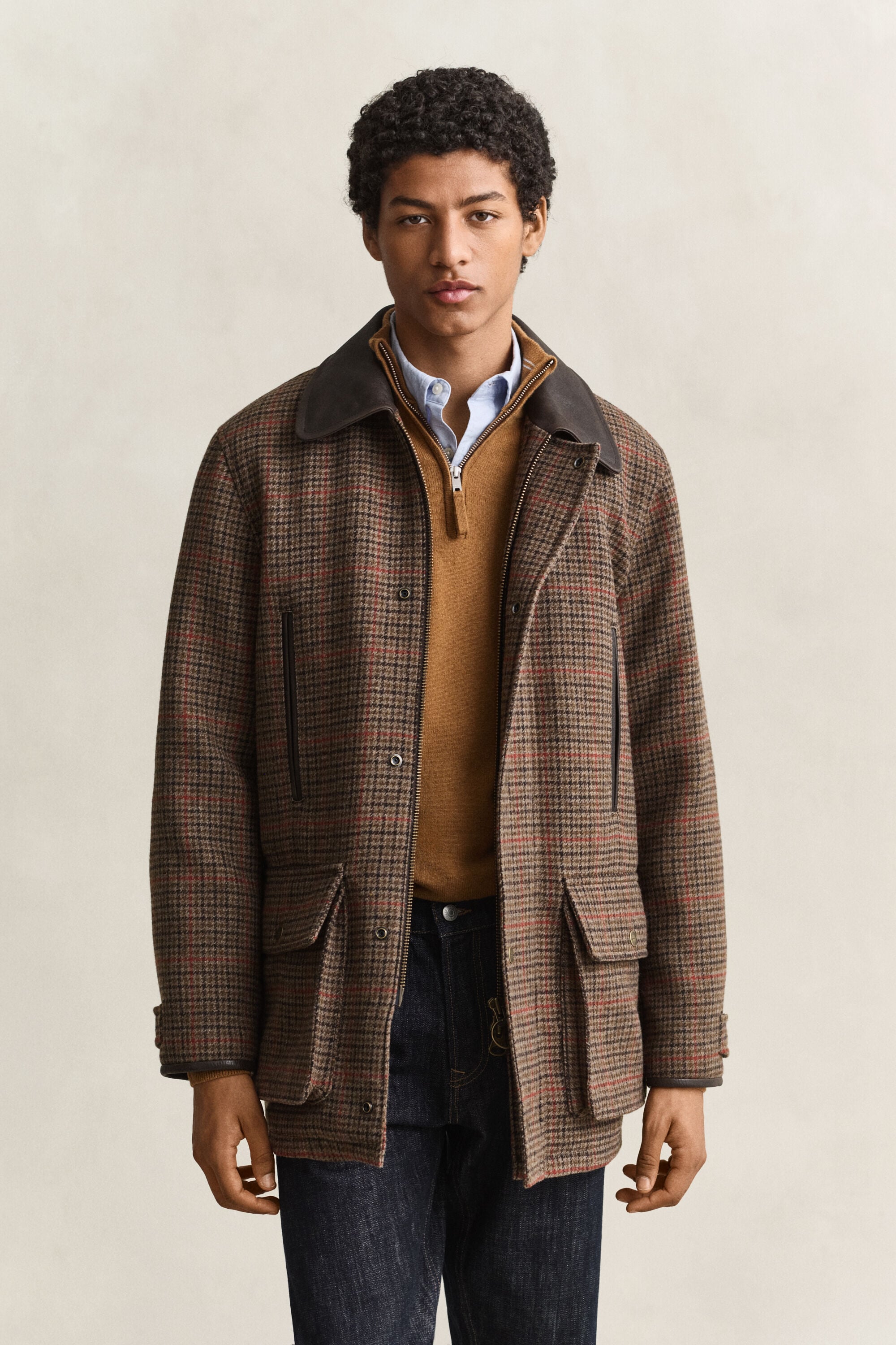 Decker-jack van Britse tweed
