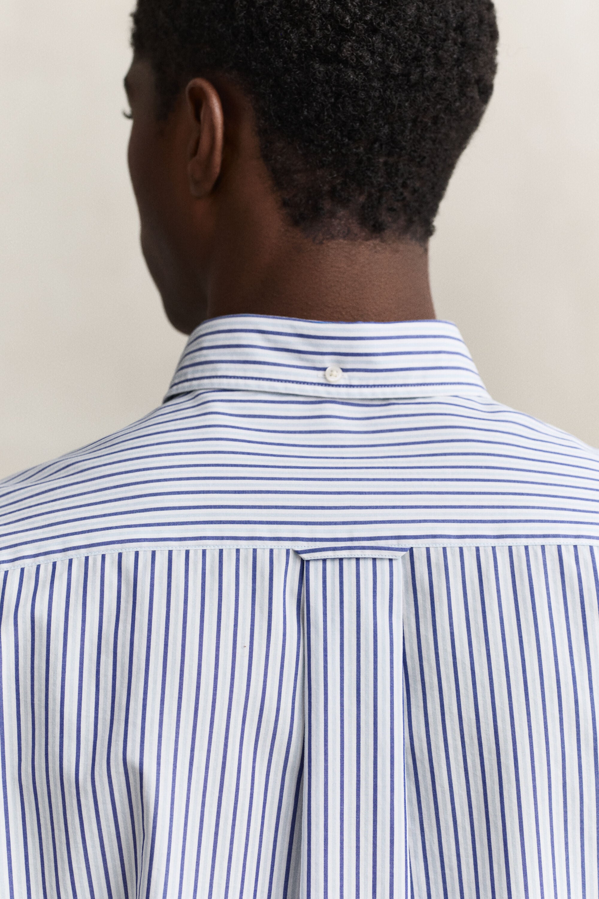 Poplin overhemd met strepen