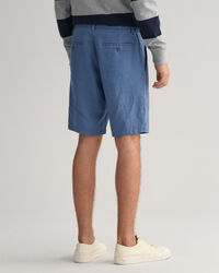 Relaxed Fit linnen short met trekkoordje