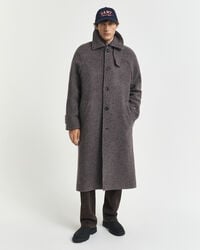 Manteau en laine Balmacaan